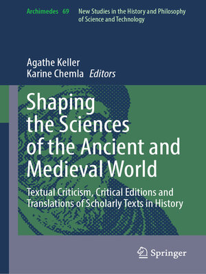 cover image of Shaping the Sciences of the Ancient and Medieval World